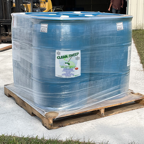 Clean Sweep (CMA) liquid anti-icer / deicer -4x55 gal drums