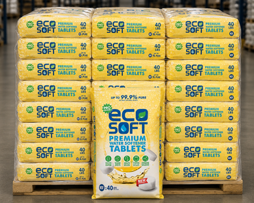 Water Softener Salt EcoSoft Tablets 99.8% Pure 40 lbs - 1 pallet