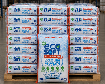 RustGuard Max Water Softener Salt Crystals 99.8% Pure 40 lbs - 1 pallet