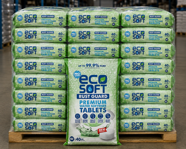 RustGuard Max Water Softener Salt Tablets 99.8% Pure 40 lbs - 1 pallet
