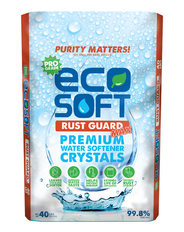 RustGuard Max Water Softener Salt Crystals 99.8% Pure 40 lbs - 1 pallet