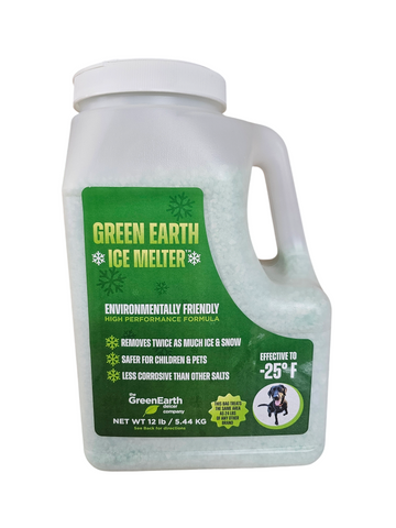 Green Earth Ice Melter Case of 4 shaker jugs 12 lb