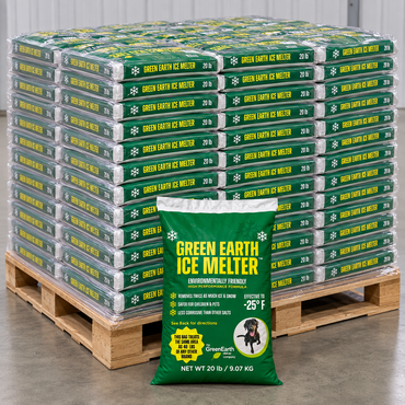 GE20 Green Earth Ice Melter 20 lb - 1 Pallet (120 bags)