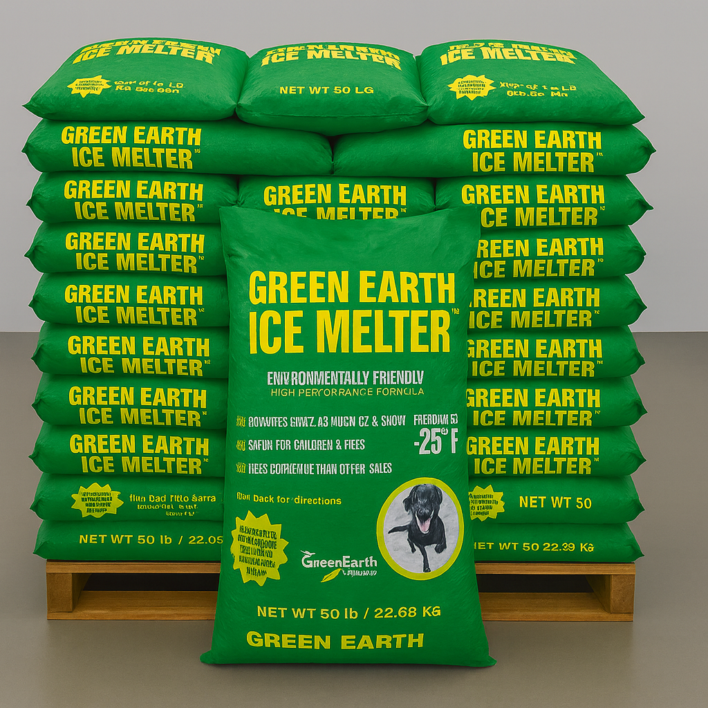 GE50 Green Earth Ice Melter | 50 lb - 1 Pallet | Green Ice Melt
