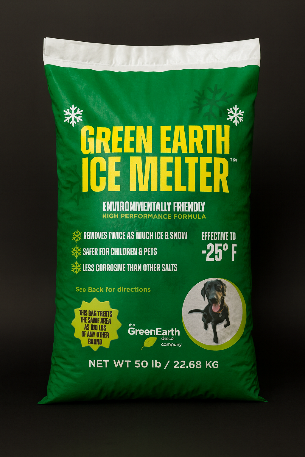 GE50 Green Earth Ice Melter 50 lb - 1 Pallet(49 bags)