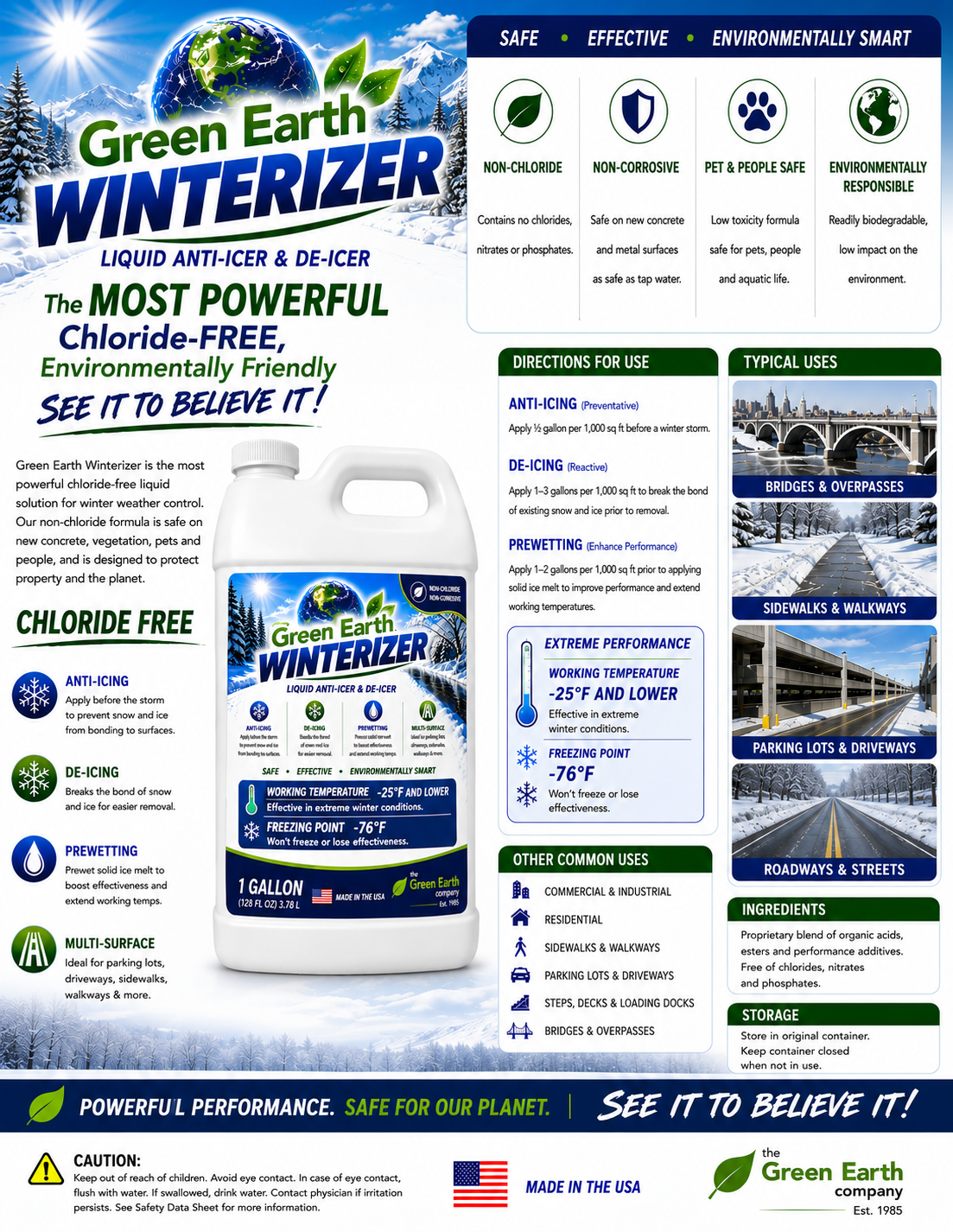 Green Earth Winterizer - CASE (1 gal x 4)