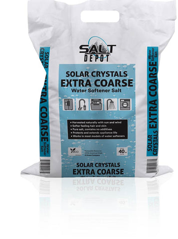 Water Softener Solar Salt Extra Coarse 99.8% Pure 2000 lbs - 1 pallet