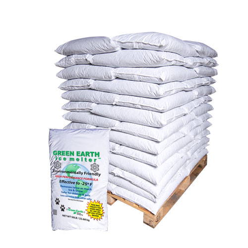 GE50 Green Earth Ice Melter 50 lb - 1 Pallet(49 bags)