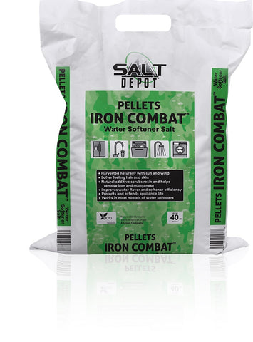 Water Softener Iron Combat Pellets 99.8% Pure 40 lbs - 1 pallet