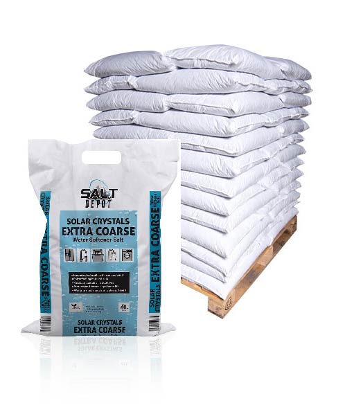 Home And Country USA Solar Salt - 50 Lb Pail High Purity Water Softener Crystals